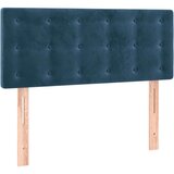  Uzglavlje tamnoplavo 90x5x78/88 cm baršunasto | shoptok.hr