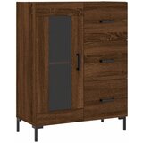 vidaXL Komoda rjavi hrast 69,5x34x90 cm inženirski les, (20805543) | Shoptok.si