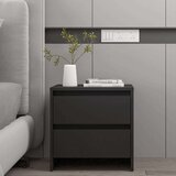  Noćni ormarić crni 45 x 34 5 x 44 5 cm od iverice Cijene