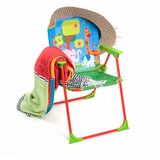 Kinder Home dečija sklopiva stolica sa naslonom šarena Cene