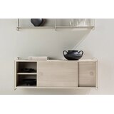 Venture Home zidna polica s ormarićem Paris 35 &amp;times; 48 &amp;times; 122 cm, izbijeljena (whitewash) Slike
