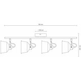  LED plafonsko svetlo 4xE14/8W/230V | Eponuda.com