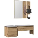 vidaXL Set namještaja za hodnik Umjetničko izrađeno drvo od hrasta | shoptok.hr