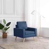  Fotelja od tkanine plava | shoptok.hr