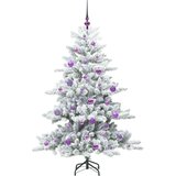  Umjetno božićno drvce s nogom s 150 LED svjetlima 150 cm PVC | shoptok.hr