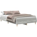  Posteljni okvir brez vzmetnice siva sonoma 135x190 cm, (21791943) | Shoptok.si