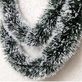 Ruhhy Debela girlanda za božično drevo zelena s snegom 6m | Shoptok.si