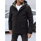 DStreet Men's winter jacket with hood black | Shoptok.si