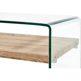  Stolić za kavu prozirni 98 x 45 x 31 cm od kaljenog stakla | shoptok.hr