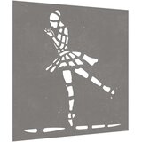  Vrtni zidni ukras 55 x 55 cm čelik COR-TEN s uzorkom balerine | Eponuda.com