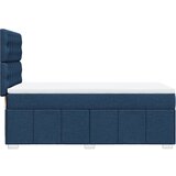  Krevet s oprugama i madracem plavi 90 x 200 cm od tkanine | shoptok.hr