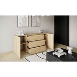P & B Široka Komoda Berlin, Barva Hrasta | Shoptok.si