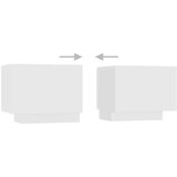 TV ormarić s LED svjetlima bijeli 300 x 35 x 40 cm | shoptok.hr