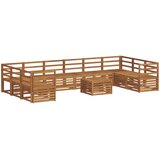  Set vanjskih sofa 11 kom. Prirodna | shoptok.hr