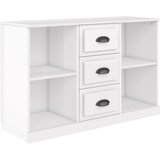  Komoda sjajna bijela 104,5x35,5x67,5 cm od konstruiranog drva | shoptok.hr