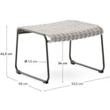Kave Home Prašno zelen vrtni tabure Maurina – | Shoptok.si