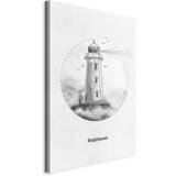 Artgeist Slika Na Platnu Black And White Lighthouse Cene