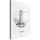 Slika Na Platnu Black And White Lighthouse