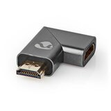 Nedis Adapter HDMI z desnokotnim aluminijastim priključkom na žensko HDMI, Siva, (5000218648) Cene