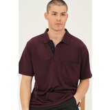 Dewberry T0064 MEN'S T-SHIRT-BURGUNDY Cijene