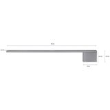 MID.YOU Držalo Za Brisače Costa, Barve Kroma, 40 Cm | Shoptok.si