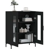 Komoda crna 69 5 x 34 x 90 cm od konstruiranog drva | shoptok.hr