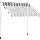  Ručno sklopiva tenda Antracit i bijelo 100 cm | shoptok.hr