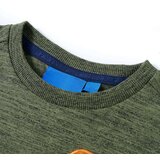  Dječja majica dugih rukava kaki prošarana 128 | shoptok.hr