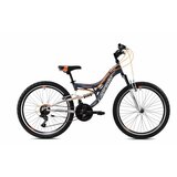 Capriolo muški bicikl mtb CTX240 24''/18HT sivo-oranz 80693 Cene
