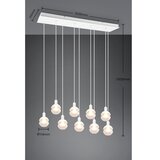  Trio - Visilica na sajli MELA 9xE14/25W/230V bela | Eponuda.com