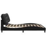  Okvir kreveta s LED-om bez madraca Hvar crni 200 x 200 cm | shoptok.hr