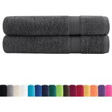 Furnova Premium brisače SOLUND 2 kosa antracit 100x200 cm 600 gsm, (21916516) | Shoptok.si