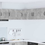vidaXL Stenska kuhinjska omarica z vrati Betonsko siva 57 x 57 x 40 cm | Shoptok.si