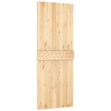  Klizna vrata 80 x 210 cm Čvrsta borovina (neobrađena) | shoptok.hr