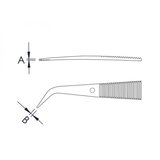 Knipex zakrivljena precizna špicasta pinceta 152mm - pod 25° (92 34 36)