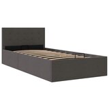  Hidraulični okvir za krevet od tkanine tamnosivi 90 x 200 cm | Eponuda.com