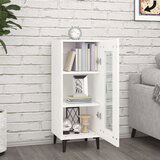  Komoda bela 34,5x34x90 cm konstruiran les, (20654140) | Shoptok.si