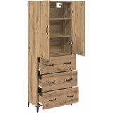  Highboard Umjetnički hrast 69,5 x 34 x 180 cm Konstruirano drvo | shoptok.hr