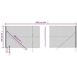  Ograda od žičane mreže zelena 1 4 x 25 m od pocinčanog čelika | shoptok.hr
