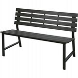 ProGarden Portals vrtna klupa za dve osebe 125 × 60 × 81 cm – metal in Polywood | Shoptok.si