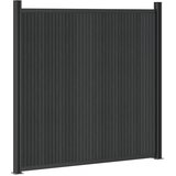 PANEL ograde WPC i aluminij Crna | shoptok.hr
