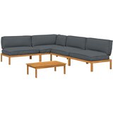  Set sofe 5 kom. Antracit Čvrsto drvo akacije | shoptok.hr