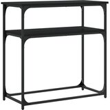  Konzolni stol crni 75 x 35,5 x 75 cm od konstruiranog drva | Eponuda.com