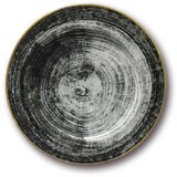 Saturnia black Round Ischia duboki tanjir 26 cm Cene