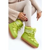 Boto Women's tied snow boots in olive green Soia | shoptok.hr