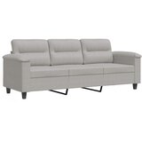  Trosjed Svjetlosiva 180 cm od mikrovlakana | Eponuda.com