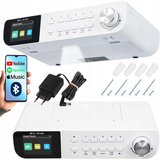 FM LED viseči kuhinjski radio LCD Bluetooth DAB+ bel | Shoptok.si