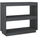 Maison Chic Knjižna omara - Knjižni regal siva 80x35x71 cm trdna borovina, (21723310) Cene