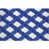 COBA Podloga za preprečevanje utrujenosti iz vinila mat®, enojno tkana, na tek. m, razmak med zankami 22 x 22 mm, modra | Shoptok.si