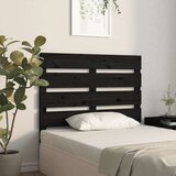  Uzglavlje crno 75 x 3 x 80 cm od masivne borovine | shoptok.hr